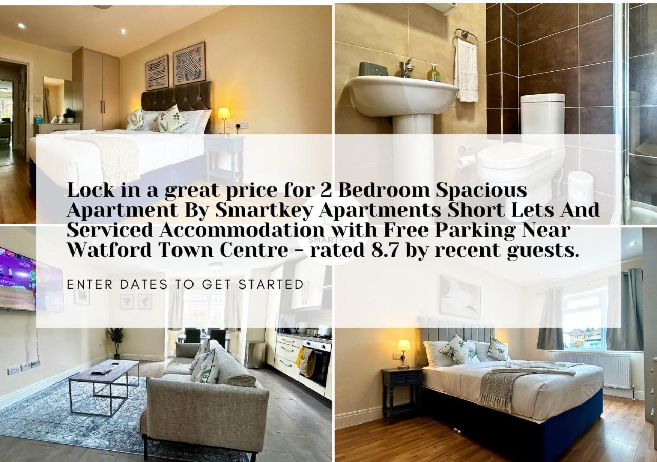 Modern 2 Bed 2 Bath Apartment Free Parking Watford  Bagian luar foto